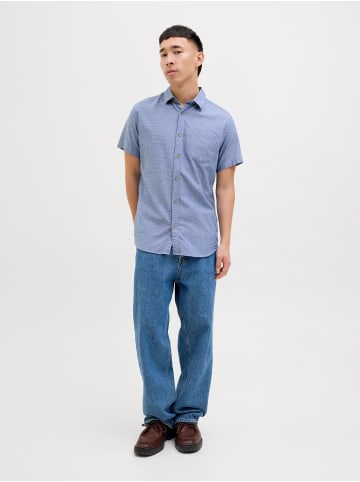 Jack & Jones Hawaii-Hemd in Ensign Blue