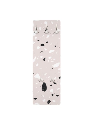 WALLART Garderobe - Terrazzo Muster Milano in Rosa