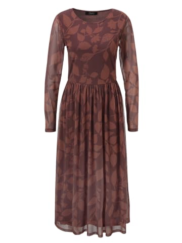 Aniston SELECTED Midikleid in ocker- cognac