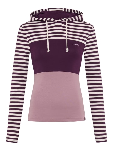 Kangaroos Kapuzenshirt in aubergine-rosè