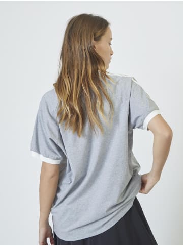 Co'couture T-shirt SiaraCC in GreyMelangeOffWhite