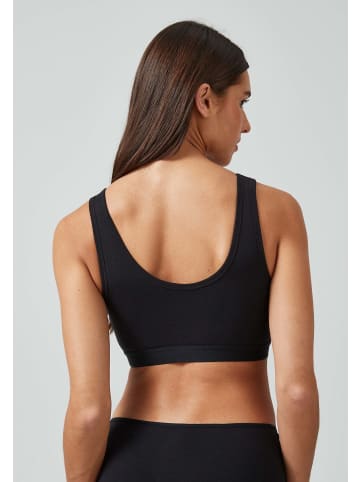 SNOCKS Soft BH aus Bio-Baumwolle Schwarz 1 Stück