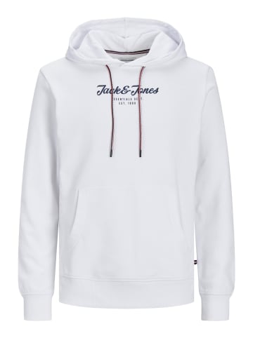 Jack & Jones Kapuzenpullover 'Henry' in weiß