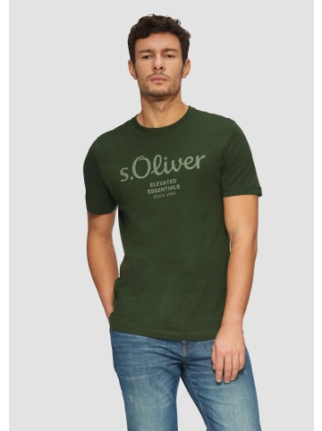 s.Oliver T-Shirt in 78D1_tannengrün
