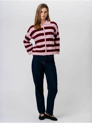 TeeShoppen Pullover Josie in Pink- Burgundy