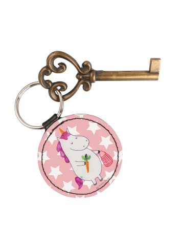 Mr. & Mrs. Panda Anhänger Einhorn Vegan ohne Spruch in Rot Pastell