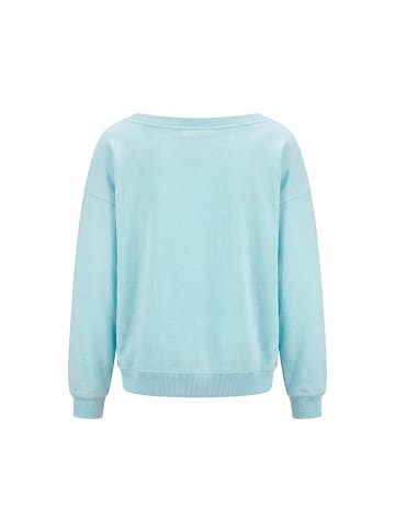 IZIA Women Sweatshirt in Aqua