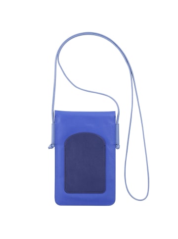 DuDu Handytasche Leder 12 cm in kornblume