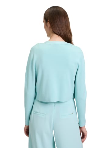 BETTY & CO Feinstrickjacke ohne Verschluss in Pastel Turquoise