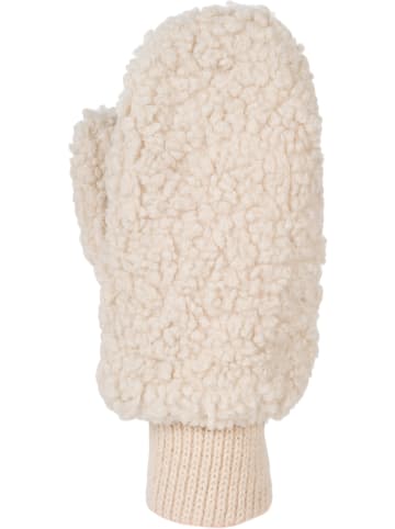 styleBREAKER Teddyfleece Fausthandschuhe in Beige