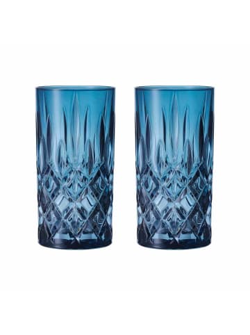 Nachtmann 2er Set Longdrinkgläser Noblesse 395 ml in Vintage Blue