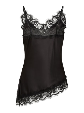 Pieces Trägertop in Black