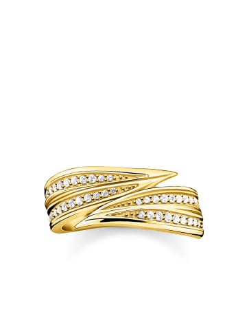 Thomas Sabo Ring in gold, weiß