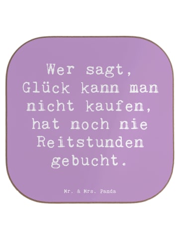 Mr. & Mrs. Panda Holzuntersetzer Spruch Reitlehrerin Freude mit ... in Lavendeltraum