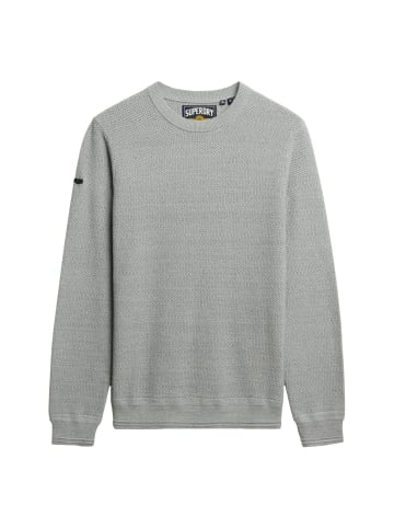 Superdry Strickpullover in Hellgrau