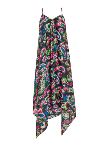 IZIA Damen Kleid in Schwarz Mehrfarbig