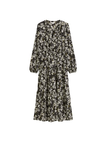 Marc O'Polo Stufenkleid mit Allover-Print relaxed in Schwarz