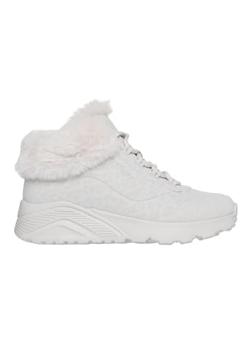 Skechers Sneakers Low UNO LITE - Cozy Leopard in weiß