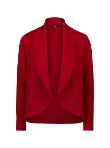 Zero  Strickjacke offener Style in Savvy Red