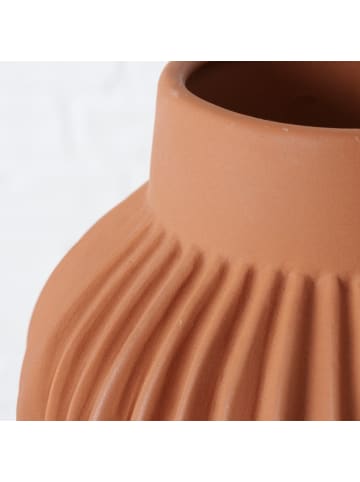 Boltze Keramikvase in orange
