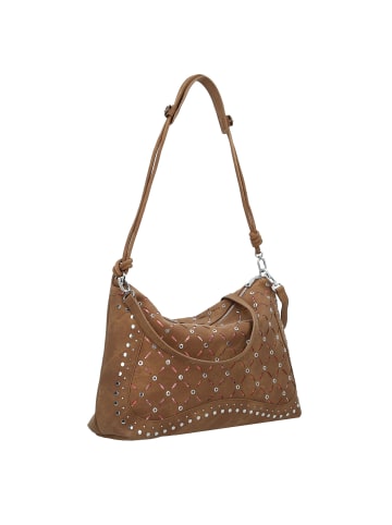 Desigual Yankee Leiria Schultertasche 38 cm in braun