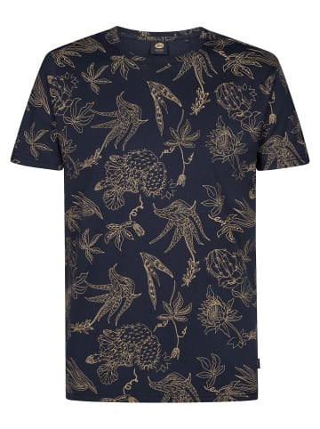 Petrol Industries T-Shirt mit Allover-Print Rocosa in Blau