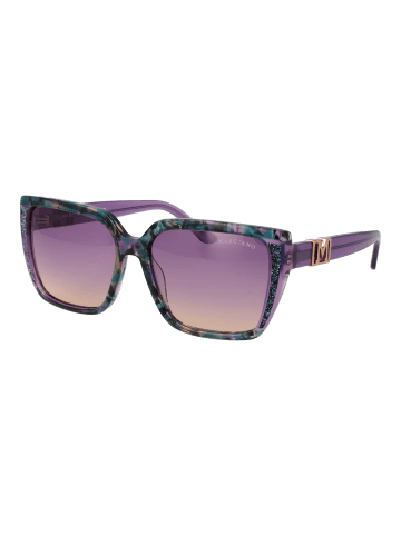Marciano by Guess Frauen Sonnenbrille Quadratisch Havanna