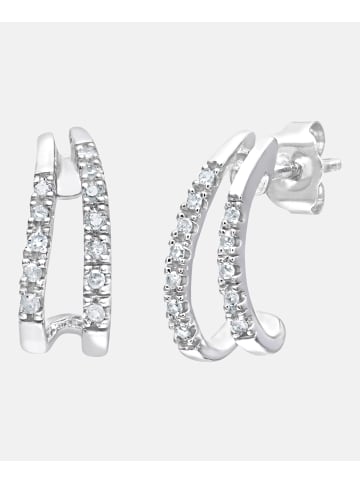 Diamant L'éternel Ohrringe aus 375 Weißgold mit Diamant