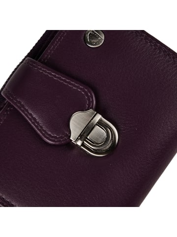 Greenburry Spongy Geldbörse Leder 9 cm in purple