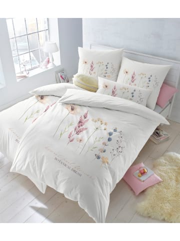 Heine Bettwäsche in weiß-vanille-bedruckt