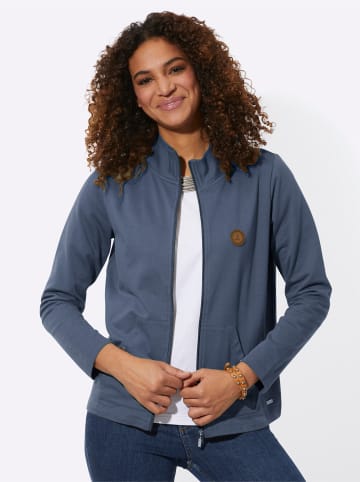 WITT WEIDEN Sweatjacke in rauchblau