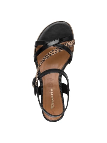Tamaris Sandale in BLACK COMB