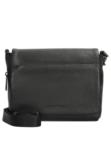 Mandarina Duck Mellow Leather - Umhängetasche 22 cm (nero) in nero