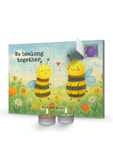 Mr. & Mrs. Panda adventskalender mit kerzen Biene Verliebt Desig... in Weiß