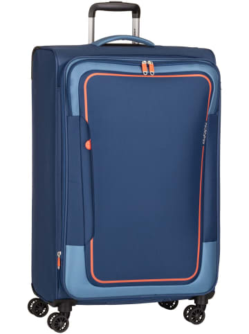 American Tourister Koffer & Trolley Pulsonic Spinner 80 EXP in Combat Navy