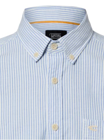Camel Active Hemd in hellblau weiß