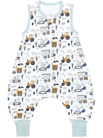 TupTam Babyschlafsack mit Beinen Unwattiert in weiß Modell 6