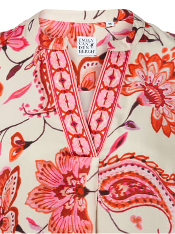 EMILY VAN DEN BERGH  Bluse in beige rot