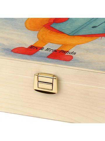 Mr. & Mrs. Panda Teekiste Fuchs Sänger Design ohne Spruch in Weiß