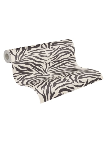A.S. Création Tapete Anna D'Andrea Zebra Pattern Schwarz