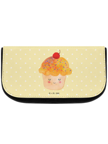 Mr. & Mrs. Panda Organizer Tasche Cupcake ohne Spruch in Gelb Pastell