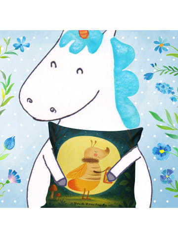 Mr. & Mrs. Panda Kissen 40x40 Glühwürmchen Design ohne Spruch in Weiß