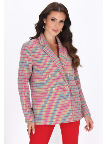 faina Women Jacket in blue pink yellow