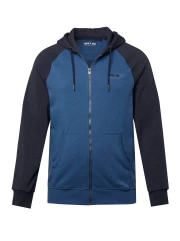 John F. Gee Sweatjacke in navy blau
