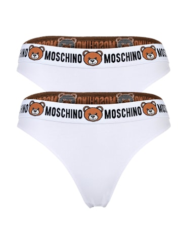 Moschino Slip 2er Pack in Weiß