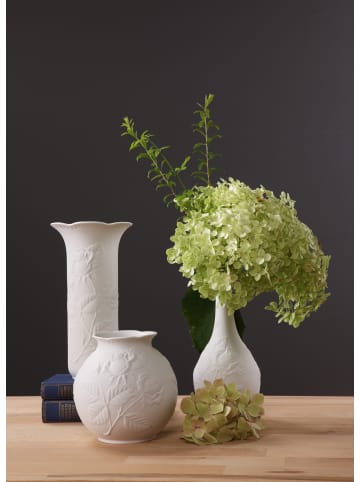 Kaiser Porzellan Vase " Rosengarten " in weiß