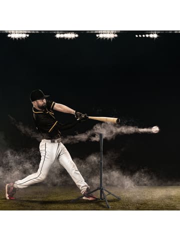 relaxdays Batting Tee in Schwarz