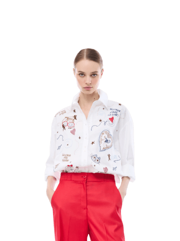 NENETTE Bluse FANNY Weiß