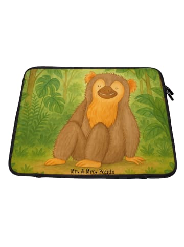 Mr. & Mrs. Panda Notebook Tasche Affe Design ohne Spruch in Weiß
