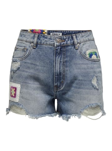 ONLY Jeans-Shorts in Medium Blue Denim
